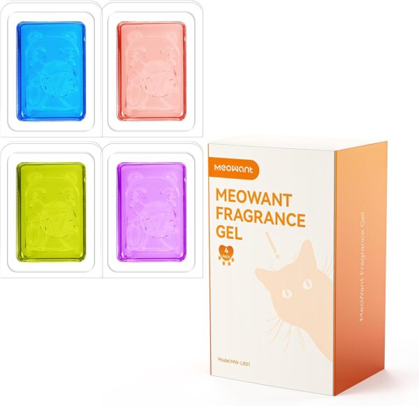 MeoWant Pet Odor Eliminator, Cat Toilet Odor Remover Effective Deodorant Automatic Cat Litter Box Odor Deodorant Gel for MW-LR01 Smart Cat Litter Tray