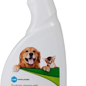 Rapid Rescue Pet Stain and Odour Remover, Urine Neutraliser | Natural Microbe Enzyme Cleaner Spray - Fast-Acting Pet Odour Eliminator for Carpets, Wood Floors, Cars, Rugs - 750ml