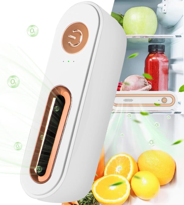 Fridge Deodoriser Fresheners Odour Eliminator Last for 10 Years: [4 IN 1] Rechargeable Fridge Smell Remover Odour Absorber for Closet/Pet/Car-More Effective Than Baking Soda Bamboo Air Purifying Bags