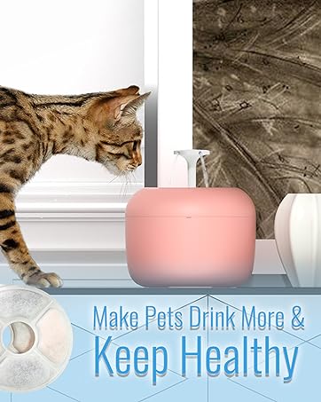 Pet Fountain Replacement Filters for cat dog drinking 