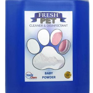 Trade Chemicals Fresh Pet Kennel/Cattery Disinfectant and Deodoriser - 5L (BABY POWDER)