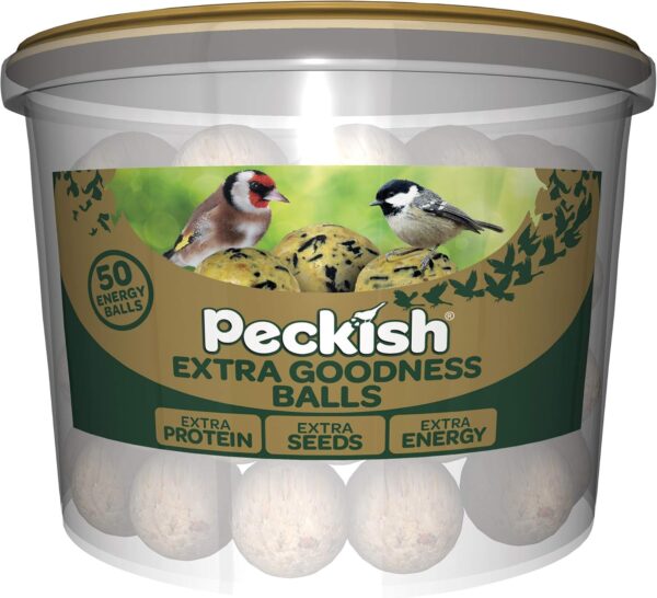 Peckish Extra Goodness Energy Ball 50 Tub, 60051413