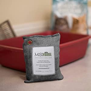 moso natural air purifying bag bamboo charcoal Odour eliminator absorber smell deOdourizer