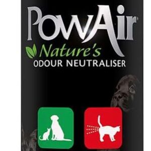 PowAir Urine and Odour Spray – Dual Action Enzymatic Formula - Eliminate Odours Including Cat and Dog Urine – 464ml