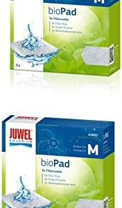 2 x Juwel filter floss Bioflow 3.0 compact, BioPad M, set of 5