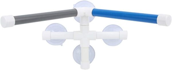 Winnfy Pet Parrot Bath Perches Standing Platform PVC Bird Bath Shower Bathing Perch Stand with Suction Cup for Parrot Macaw - Image 6