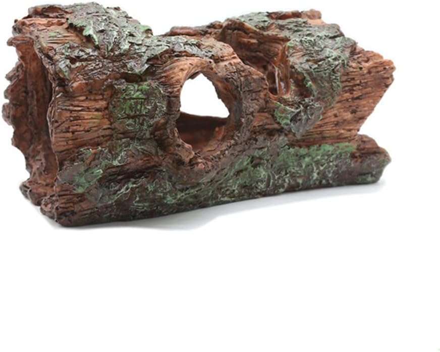 NORHOR Fish Tank Ornament, Aquarium Resin Cave Ornaments Fish Tank Decorations Tree Log For Hiding - Image 2