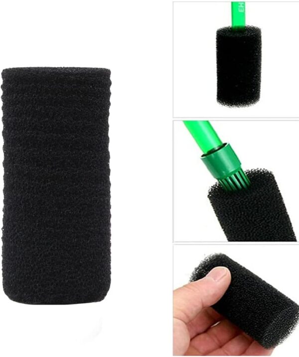 Geluode Intake Filter Sponge,12 PCS Aquarium Internal Fish Tank Filter Sponge Replacement Filters Covers Sponges,Includes 2 Size - Image 7