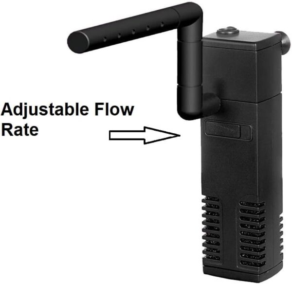 Hidom Aquarium 5w Internal Filter Pump with Spray Bar 350 LPH Filtration - AP650L - Image 2