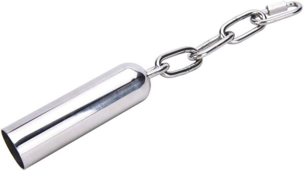 MOTTDAM Stainless Steel Bells Toy with Sweet Sound for Bird Parrot Macaw African Greys Amazon Eclectus Cockatoo Parakeet Cockatiels Conure Cage (L/ 8.4'') - Image 3