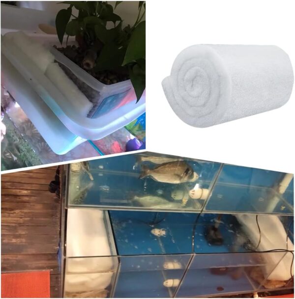 YCHENGZJL 1 Pcs Aquarium Filter Sponge Biochemical Cotton Filter Foam Sponge Media Roll Pad for Aquarium Fish Tanks - Image 6