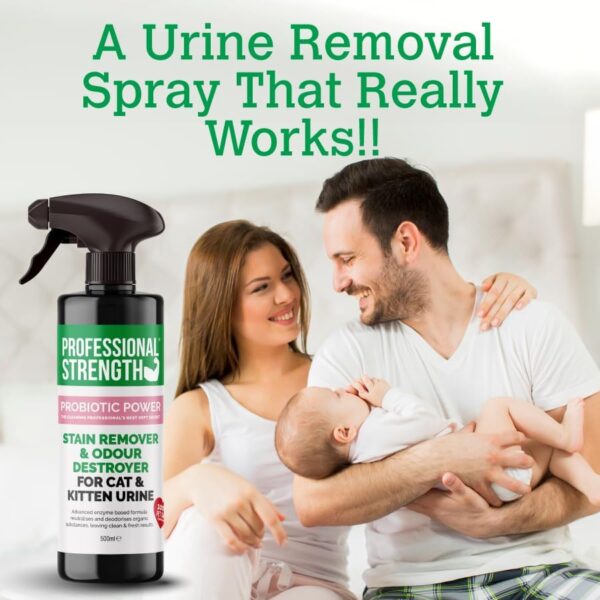 Professional Strength Cat Urine Destroyer - Eliminate Cat Urine Odor and Prevent Future Territory Marking - Image 2