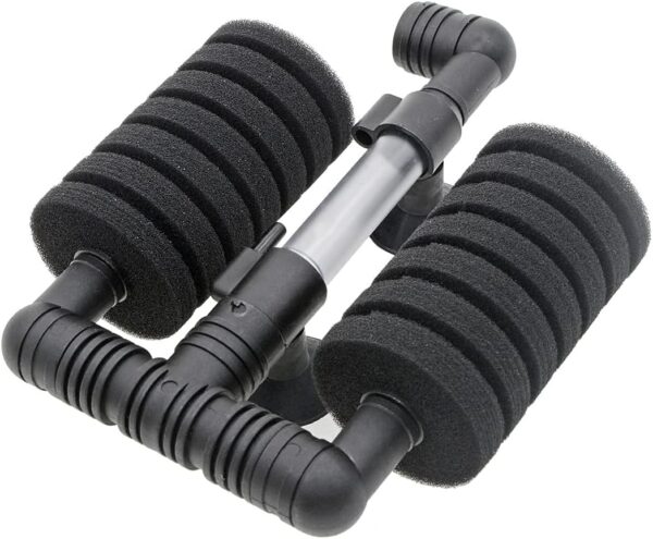 Uotyle Double Sponge Filter, Fish Tank Double Sponges Filters For Aquarium Black Silent Bio-Sponge Filter (Large) - Image 5