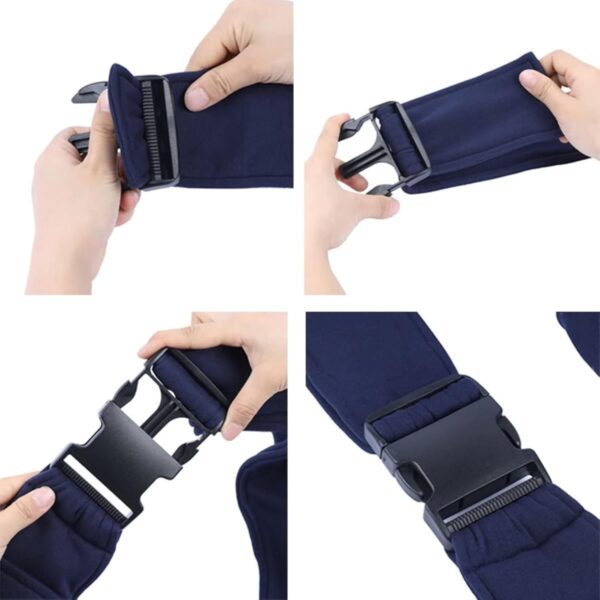 ESPFHN Pet Sling Carrier Reversible Hands Free Sling Carrier Shoulder Bag Adjustable Tote Bag with Front Pocket Outdoor Travel Sling Carrier for Small Dog Cat Rabbit Walking Daily Use - Image 6