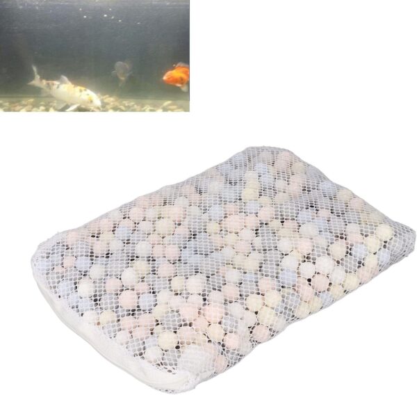 800g Aquarium Ceramic Bio Balls,Fish Tank Filter Ceramic Filter Media Aquarium Bacteria Ball Filter Pond Bio Filter for Marine and Freshwater Fish Tank - Image 6