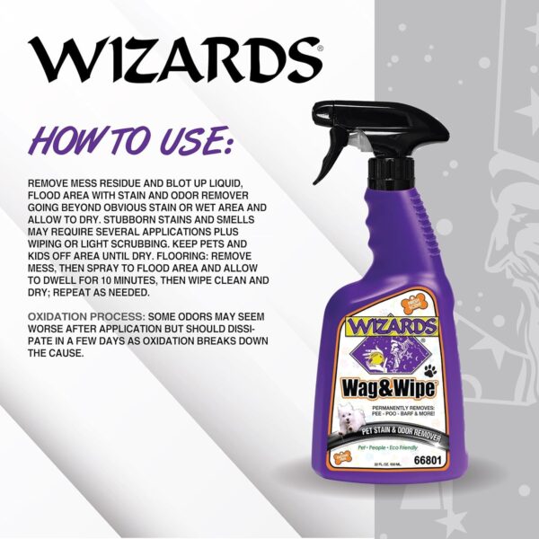 Wag & Wipe 24oz Pet Stain & Odor Remover - Image 3