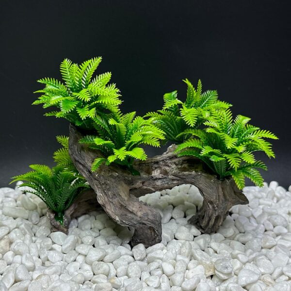 Smoothedo-Pets Fish Tank Decorations Aquarium Decoration Rock Caves Shrimp Cichlid Hiding Breeding Spawning Aquarium Plants Ornaments (Coconut Leaf/Wood) - Image 7