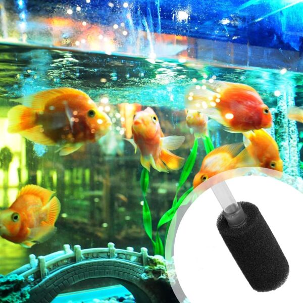 Geluode Intake Filter Sponge,12 PCS Aquarium Internal Fish Tank Filter Sponge Replacement Filters Covers Sponges,Includes 2 Size - Image 6
