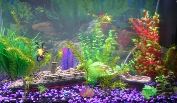 SLOCME Aquarium Titanic Shipwreck Decorations - Resin Material Ship Decorations，Fish Tank Sunken Ship Ornament Aquarium Environment Friendly Decorations - Image 5
