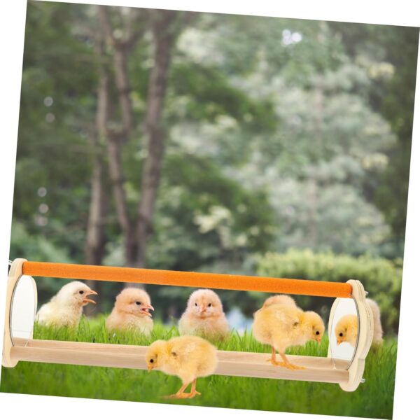 Yardwe 5pcs Chicken Stand Parrot Training Rack Bird Perch Stands Wood Bird Standing Rack Cockatiel Stand Bird Standing Stand Chick Perch Toy Table Bird Perch Office Chew Wooden The Swing - Image 3