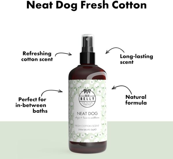 Belly Dog Spray for Smelly Dogs - Natural Dog Perfume & Deodorant Spray, Long-Lasting Dog Smell Eliminator & Cologne - Freshens Coat, Neutralizes Odors, Vegan Formula, Ideal for Daily Use, 250ml - Image 3