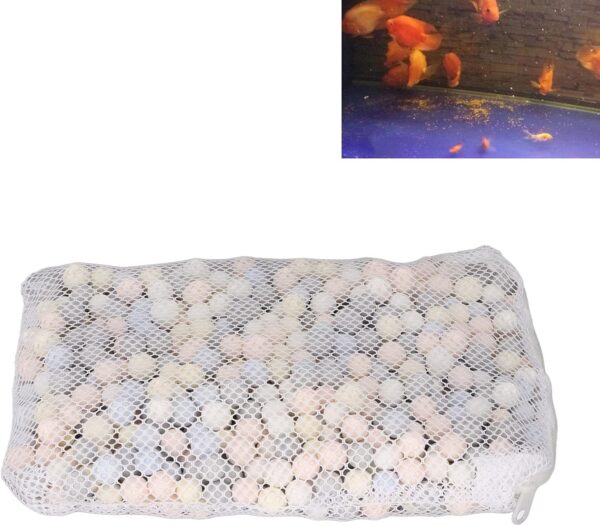 800g Aquarium Ceramic Bio Balls,Fish Tank Filter Ceramic Filter Media Aquarium Bacteria Ball Filter Pond Bio Filter for Marine and Freshwater Fish Tank - Image 7