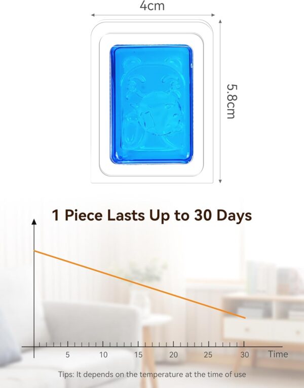 MeoWant Pet Odor Eliminator, Cat Toilet Odor Remover Effective Deodorant Automatic Cat Litter Box Odor Deodorant Gel for MW-LR01 Smart Cat Litter Tray - Image 6