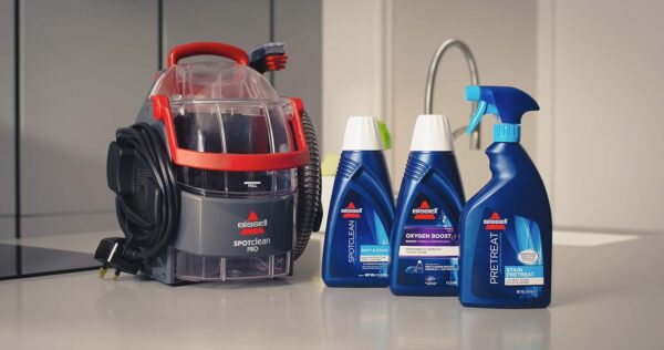 BISSELL SpotClean Pro | 750W Portable Carpet Cleaner | Removes Spills, Stains and Pet Messes | Cleans Carpets, Upholstery & Car | 1558E | 2.8L | Black - Image 13