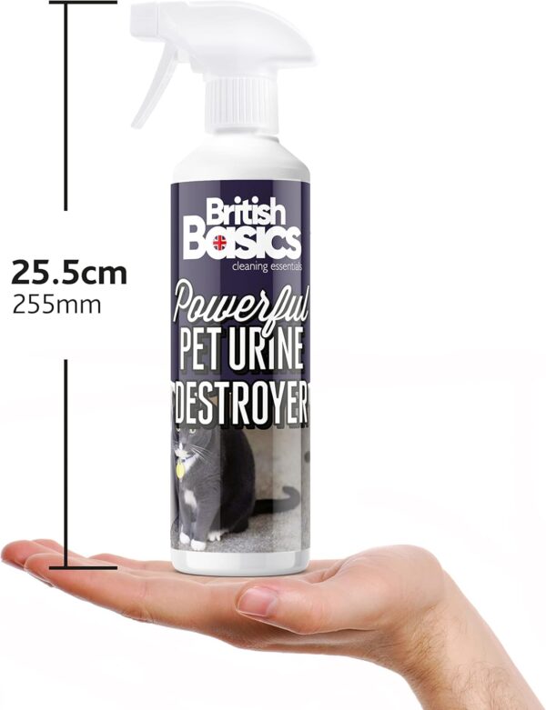 BritishBasics Pet Urine Destroyer | Enzyme Based Odour Eliminator/Smell Remover 500ml - Image 3