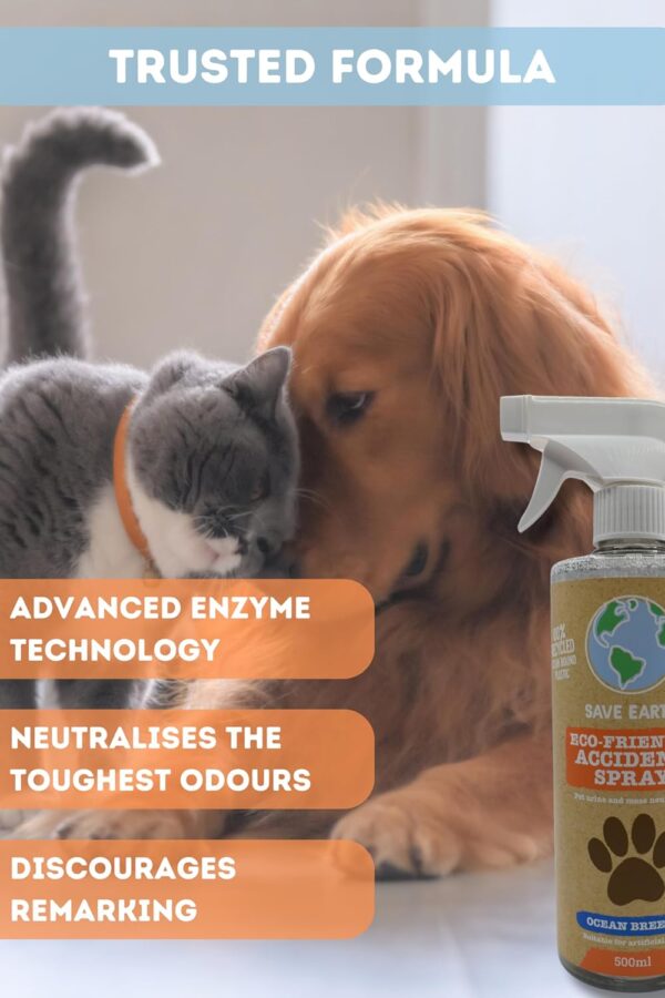 Save Earth UK - Accident Spray - Eco-Friendly - Urine Destroyer for Pet Stains - Image 3