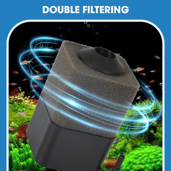 FunnAura Fish Tank Sponge Filters for Aquarium Tiny Fish Tank Filter Up to 40 Litre - Image 4