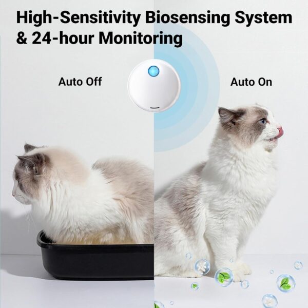 Cat Litter Deodorizer, Pet Odour Remover 99% Deodorization Litter Box Odor Eliminator for Small Animals Toilet or Home, Cat Urine Smell Remover Litter Trays Freshener, Travel Air Purifiers - Image 3