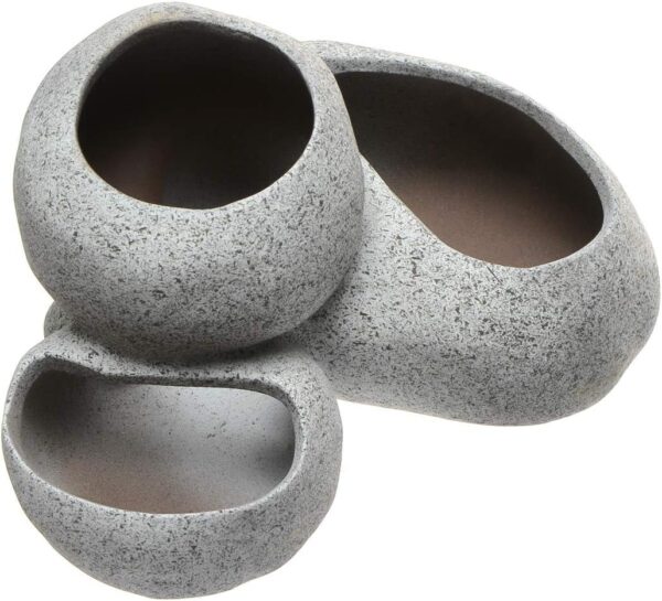 Cave Aquarium Ornaments Ceramic Breeding Shelter Realistic Stone Pot Shape House Fish Tank Decoration for Baby Betta Fishes Cichlid Shrimp Play Hide Rest - Image 7