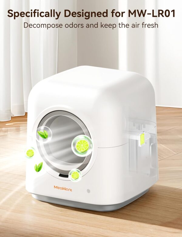 MeoWant Pet Odor Eliminator, Cat Toilet Odor Remover Effective Deodorant Automatic Cat Litter Box Odor Deodorant Gel for MW-LR01 Smart Cat Litter Tray - Image 2