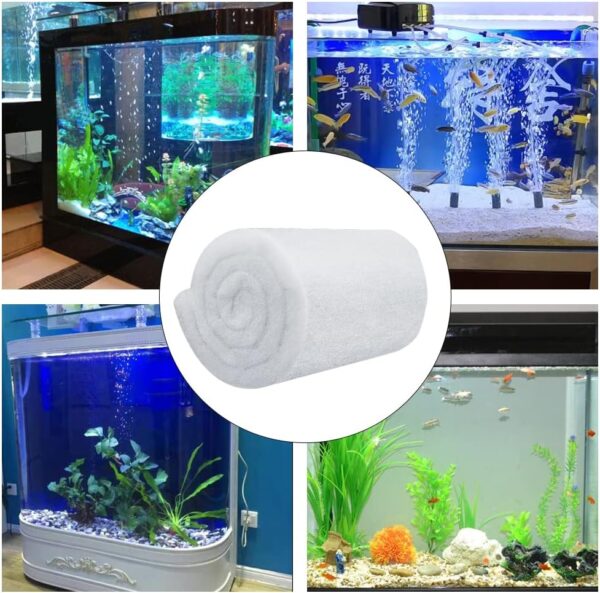 YCHENGZJL 1 Pcs Aquarium Filter Sponge Biochemical Cotton Filter Foam Sponge Media Roll Pad for Aquarium Fish Tanks - Image 7