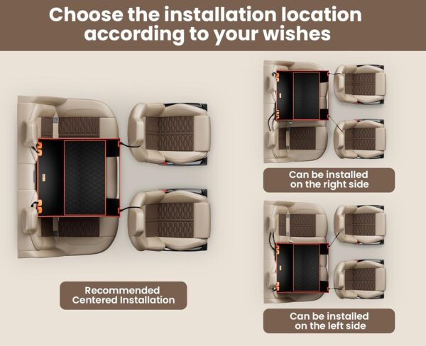 Pecute Extra Stable Dog Car Seat - Reinforced Dog Car Seat Medium Sized Dog with Breathable Mesh & Adjustable Dog Seat Belt, Robust and Waterproof Pet Car Seat for the Back Seat of the Car - Image 8