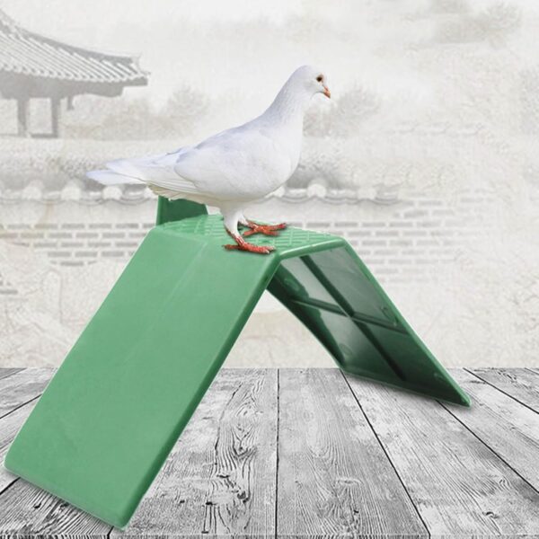 Pigeon Perches,10pcs Birdcage Stands Plastic Small Green Pigeon Perches Anti-Skid Design Dove Rest Stand Roost Frame Bird Supplies Dwelling Accessories Support Cage - Image 4