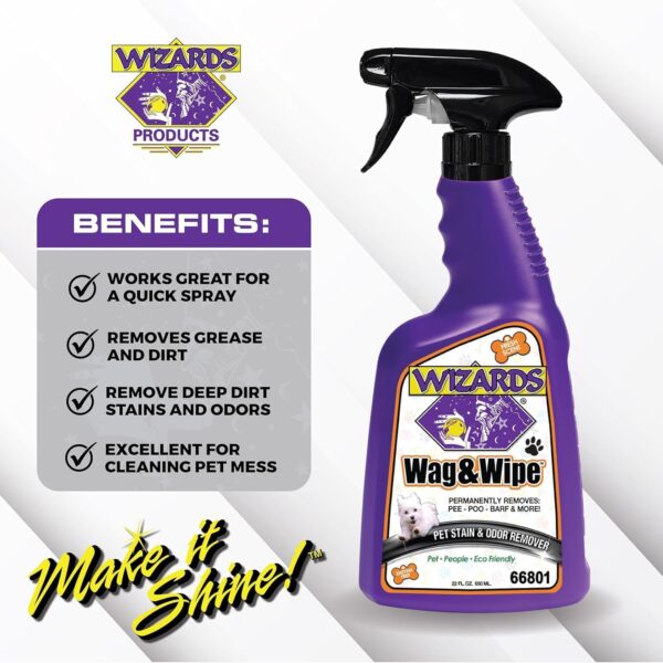 Wag & Wipe 24oz Pet Stain & Odor Remover - Image 2