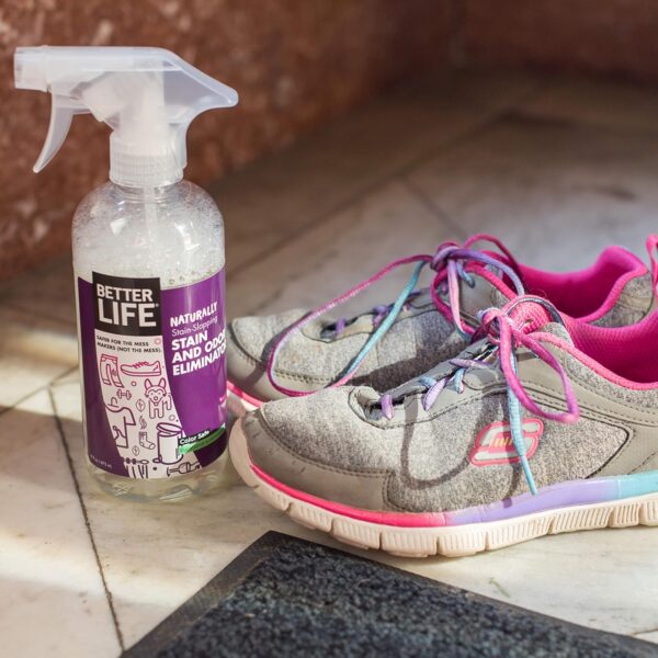 Better Life Natural Plant Based Stain & Odor Eliminator, Safe on Fabric, Furniture & Sporting Gear - Neutralize Pet Odor, Eucalyptus & Lemongrass, 16 Ounces 24177 - Image 5
