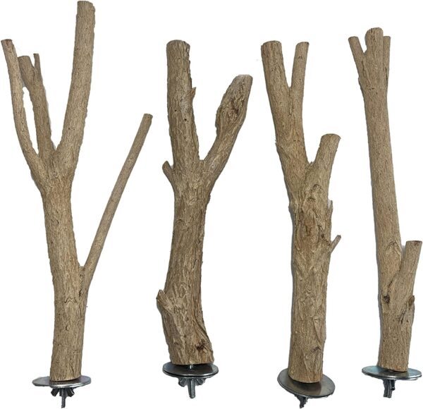 Birds Love Medium Bottlebrush Wood Bird Cage Perch - Image 3