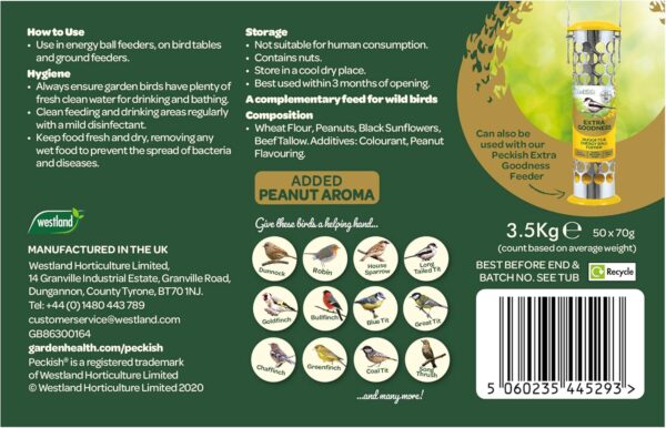 Peckish Extra Goodness Energy Ball 50 Tub, 60051413 - Image 3