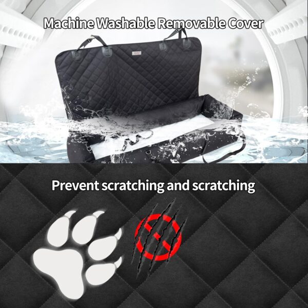 Dog Car Seat Large Size Dog,Double Dog Car Seat,Dog Car Beds for Medium Dogs,Pet Booster Seat,Puppy Car Seat,Extra Large Dog Car Seat,Dog Car Seat Up to 55lb - Image 5