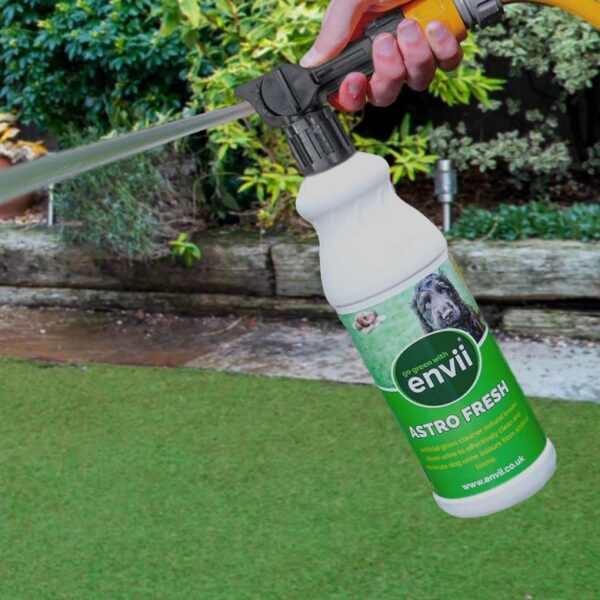 envii Astro Fresh - Natural Artificial Grass Cleaner for Dogs Urine & Odour Remover - Chemical Free Ready to Use Hose End Sprayer - Easy to Apply 1L treats 100m2 - Image 6