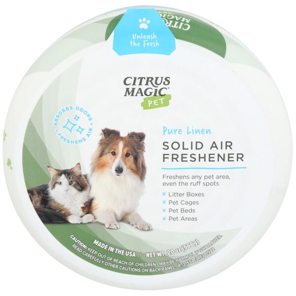 Citrus Magic Pet Odor Absorbing Solid Air Freshener Pure Linen, 20-Ounce - Image 5