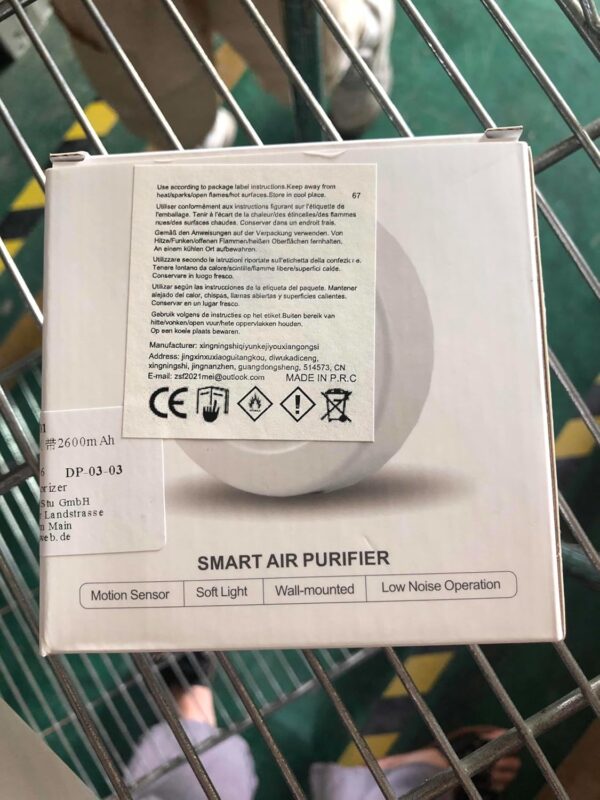 Cat Litter Box Deodorizer 2600mAh, Automatic Pet Odor Eliminator, Neutralizer, 99.9% Dust-Free, Long Battery Life, for All Kinds of Litter Box, Bin, Bathroom Wardrobe, and Small Area. (A01) - Image 9