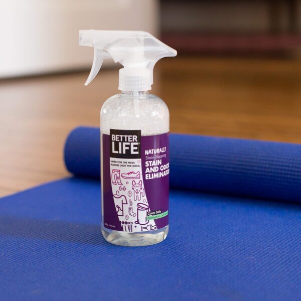 Better Life Natural Plant Based Stain & Odor Eliminator, Safe on Fabric, Furniture & Sporting Gear - Neutralize Pet Odor, Eucalyptus & Lemongrass, 16 Ounces 24177 - Image 4