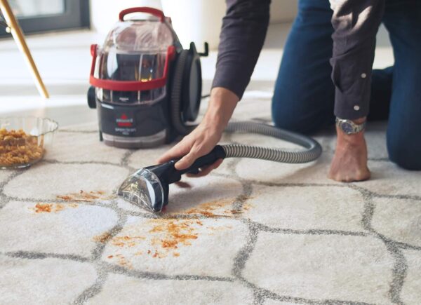 BISSELL SpotClean Pro | 750W Portable Carpet Cleaner | Removes Spills, Stains and Pet Messes | Cleans Carpets, Upholstery & Car | 1558E | 2.8L | Black - Image 10