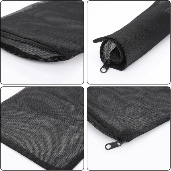 cobee Aquarium Filter Bags,10Pcs Fish Tank Media Mesh Filter Bag with Plastic Zipper, High Flow Media Mesh Filter Bags for Fish Tank Bio Balls(1mm Mesh Hole) - Image 8