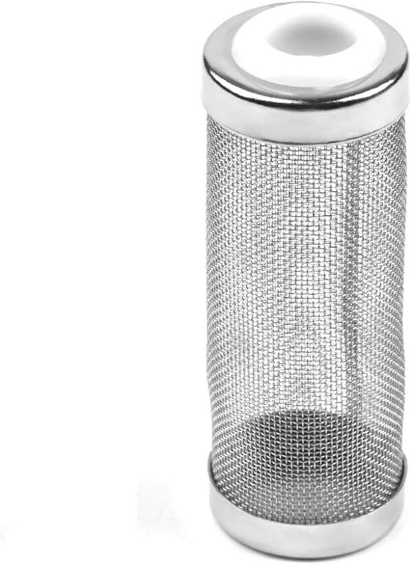 Aquarium Filter Fish Tank Intake Filter,Aquarium Intake Strainer,Filter Inlet Inflow Basket Protector Guard，Stainless Steel Shrimp Filter Guard Aquarium Mesh Net for Protecting Fish Shrimp （12mm）