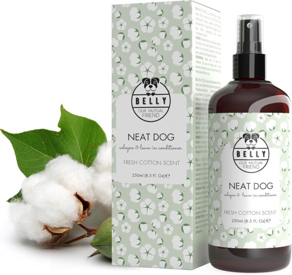 Belly Dog Spray for Smelly Dogs - Natural Dog Perfume & Deodorant Spray, Long-Lasting Dog Smell Eliminator & Cologne - Freshens Coat, Neutralizes Odors, Vegan Formula, Ideal for Daily Use, 250ml